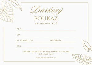 Dárkový poukaz Bylinkového Koše